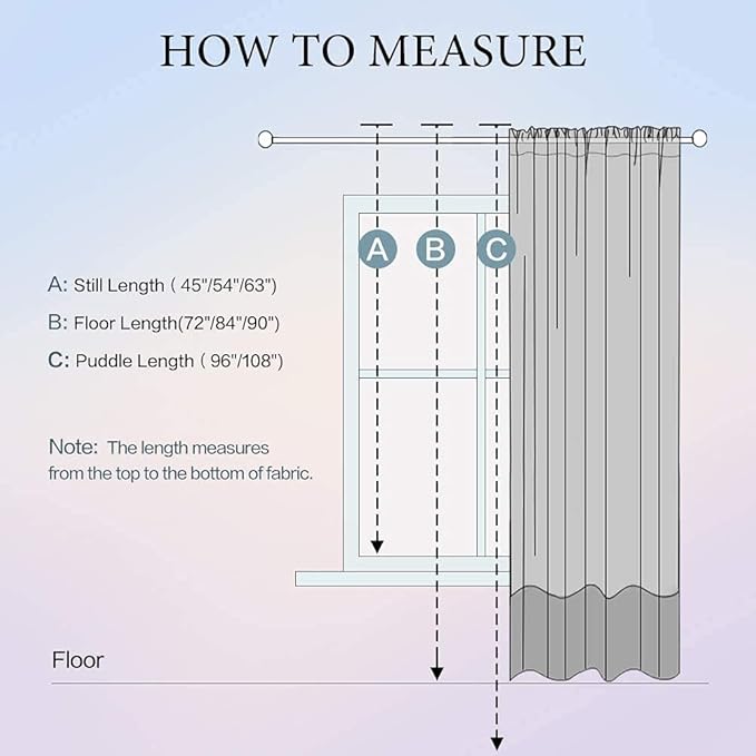 MIULEE Solid Color Sheer Window Curtains Elegant Window Voile - Image 6