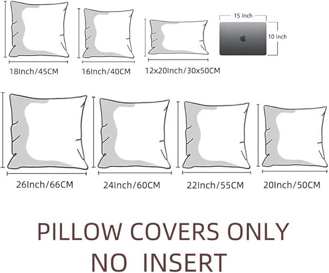Fancy Homi Set of 1 Burgundy Boho Decorative Throw Pillow Covers 22x22 Inch - Image 7