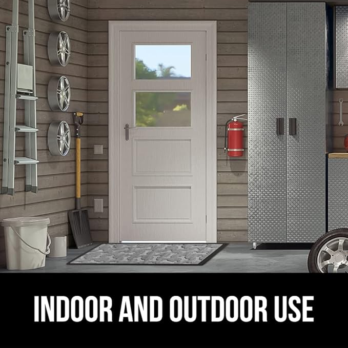 GORILLA GRIP 100% Waterproof All-Season WeatherMAX Doormat 35x23, US Designed - Image 9