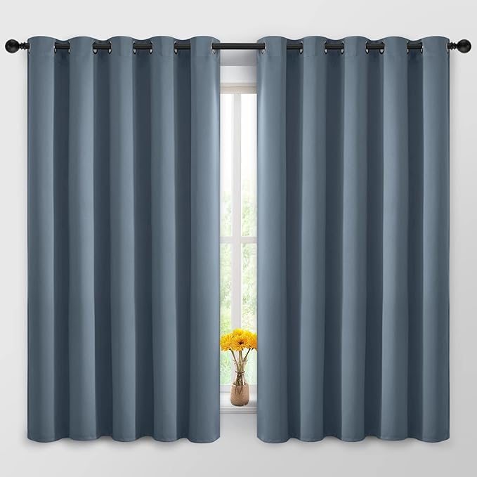 Yakamok Blackout Curtains Room Darkening Thermal Insulated Window Panels by Yakamok