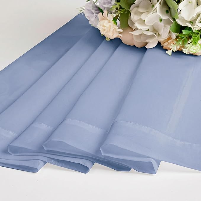 Chyhomenyc Sheer Curtains 96 inches Long 2 Panels - Image 8
