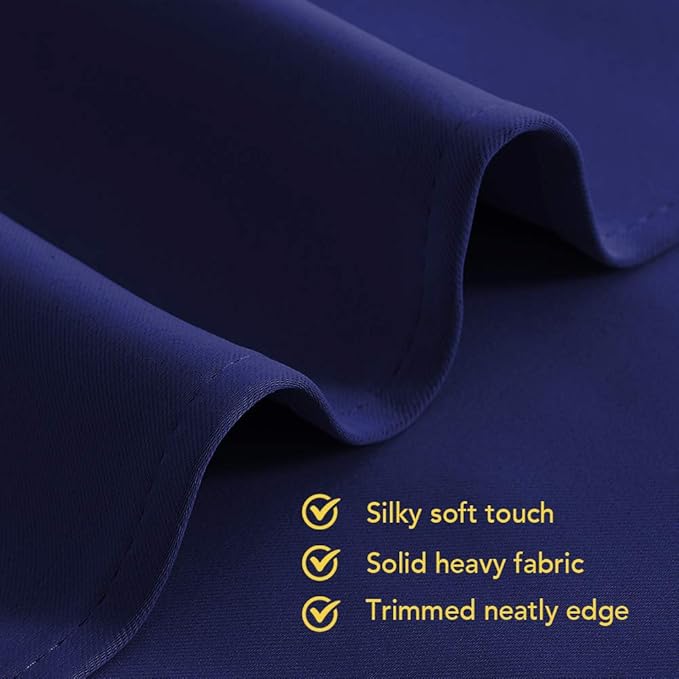 NICETOWN Royal Blue Blackout Draperies Curtains, All Season Thermal Insulated - Image 3
