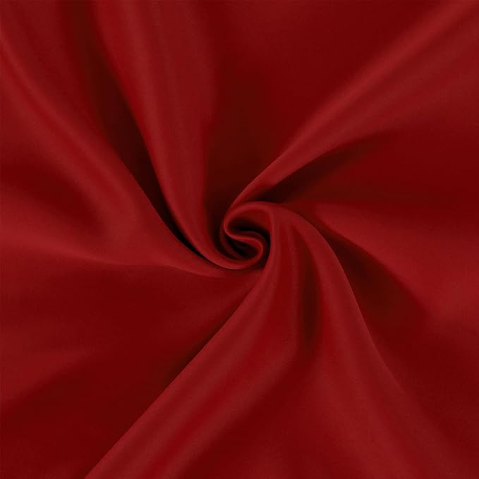 LEMOMO Red Blackout Curtains 66 x 63 Inch Length/Set of 2 Curtain - Image 5