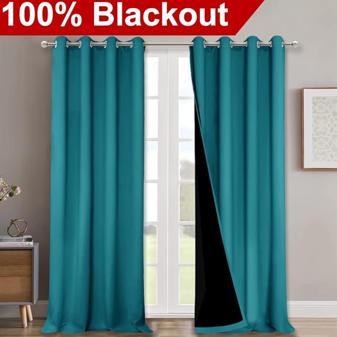 NICETOWN 100% Blackout Curtains - Image 2