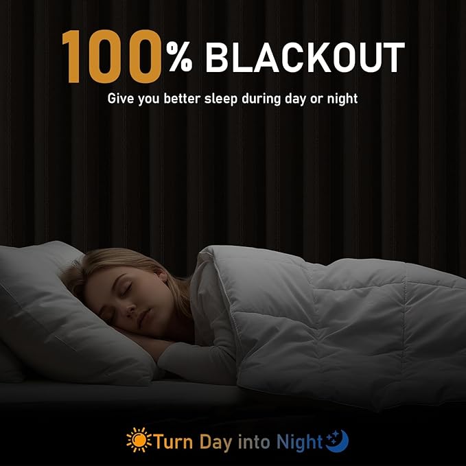 Boho Blackout Curtains 96 Inches Long Beige Linen Blend 2 Panels - Image 3