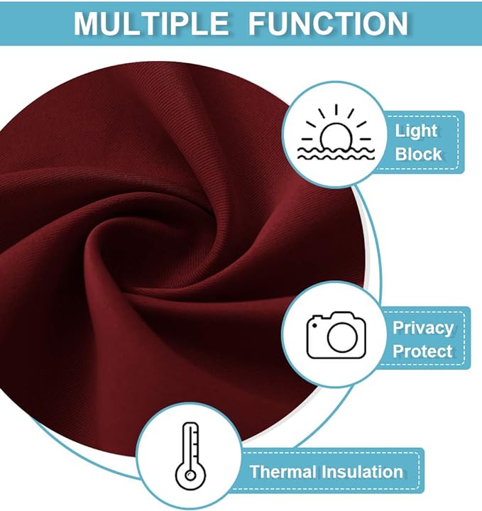 RYB HOME RV Curtains for Camper Windows, Mini Small Thermal Insulated Sunlight - Image 6