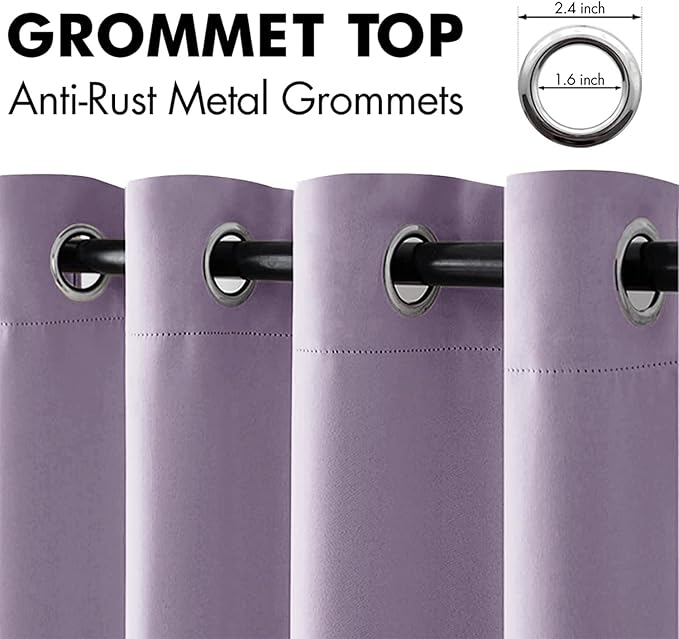 MIULEE Blackout Curtains for Bedroom Living Room Thermal Insulated Room - Image 4
