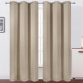 LEMOMO Khaki Thermal Blackout Curtains/42 x 95 Inch/Set of 2 Panels Room by Lemomo