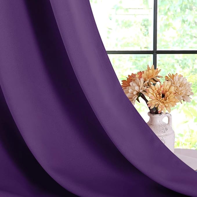 NICETOWN Thermal Insulated Blackout Draperies Curtains, Triple Weave Home - Image 5