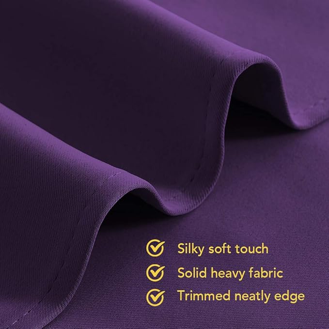 NICETOWN Blackout Window Curtains 60 inch Length 2 Panels, 34 x 60 Inch - Image 5