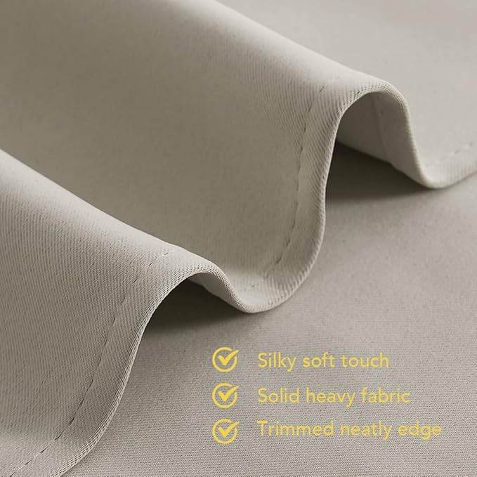 NICETOWN Thermal Insulated Natural Curtains - Image 5