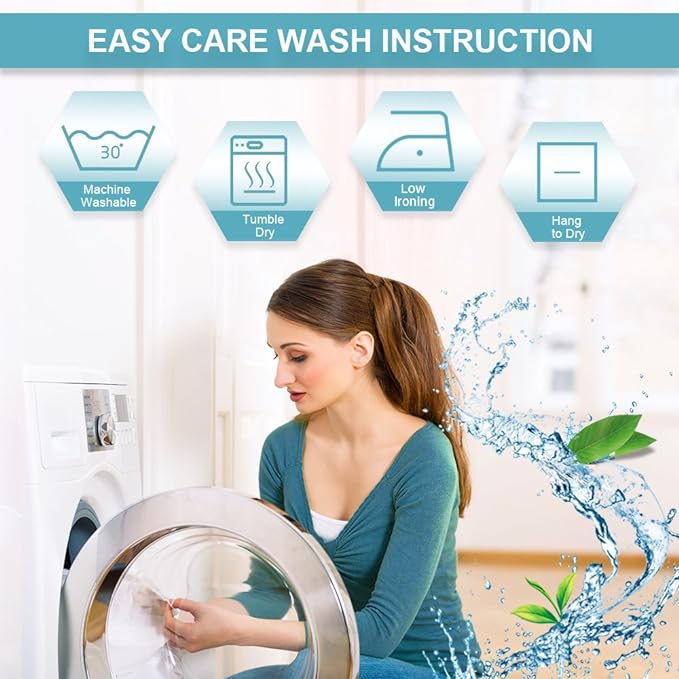 RYB HOME Short Blackout Curtains - Image 7