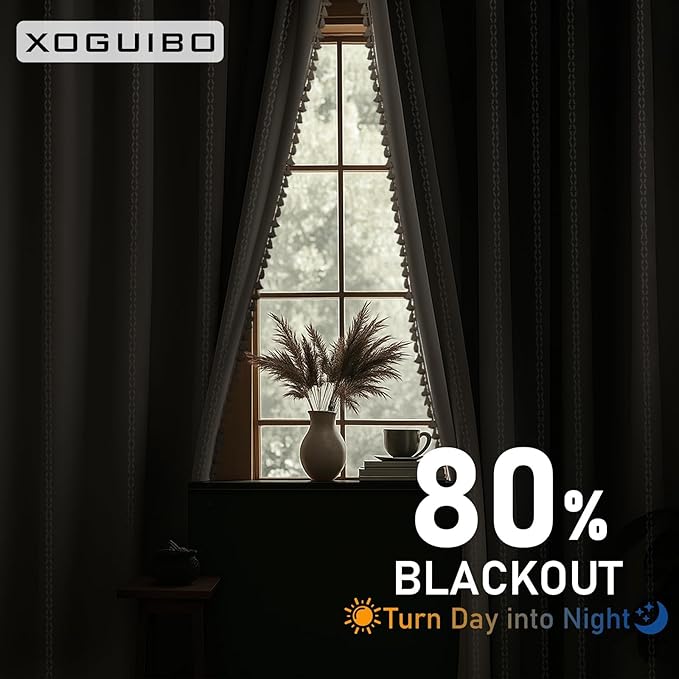 Boho 80% Blackout Curtains - Image 4