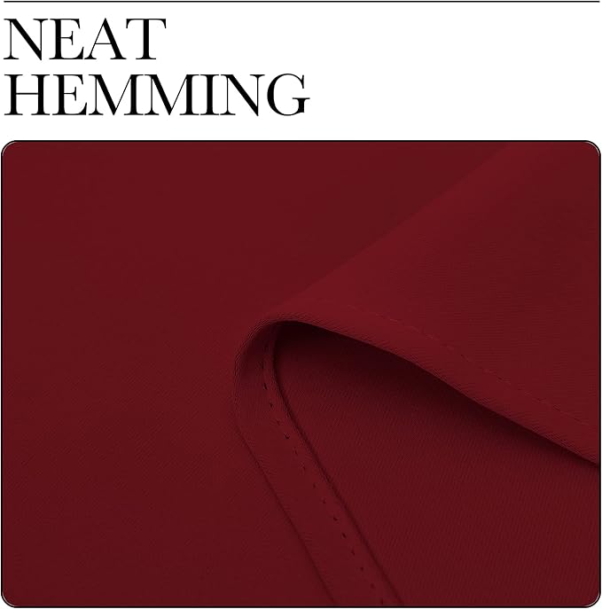 NICETOWN Burgundy Red Blackout Curtains 102 inches Length - Image 6