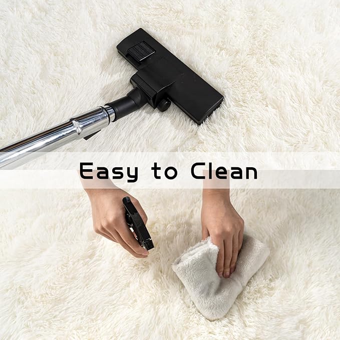 Pionblank Fluffy Runner Rugs for Bedroom 2x6, Modern Shaggy Area Rug for - Image 5