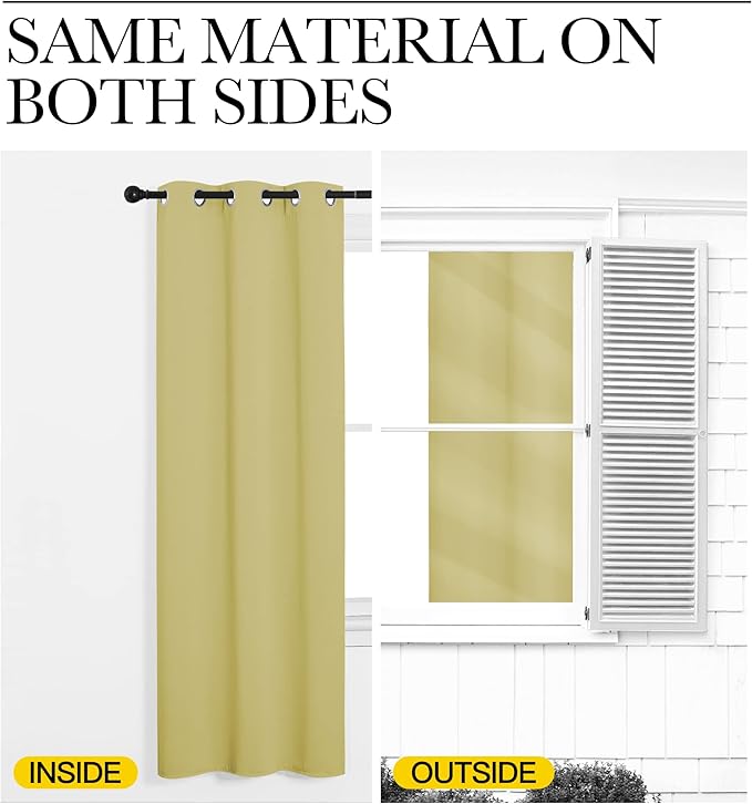 NICETOWN Blackout Draperies Curtains - Image 5