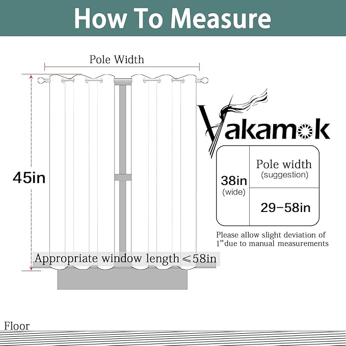 Yakamok Blackout Curtains Room Darkening Thermal Insulated Window Panels - Image 7
