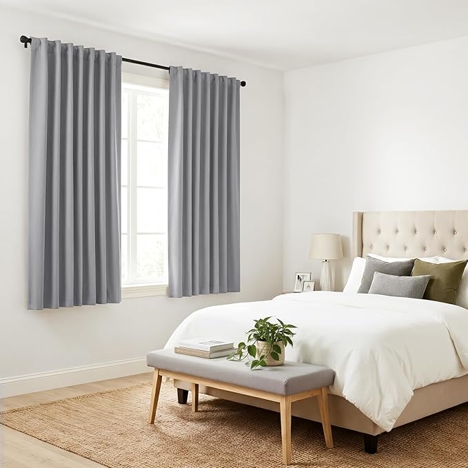 PONY DANCE Blackout Curtains Thermal Insulated Window Treatment Panels Room - Image 8