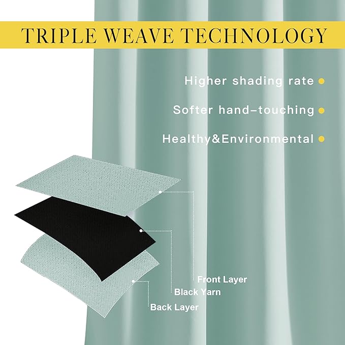 NICETOWN Bedroom Blackout Curtains - Image 3