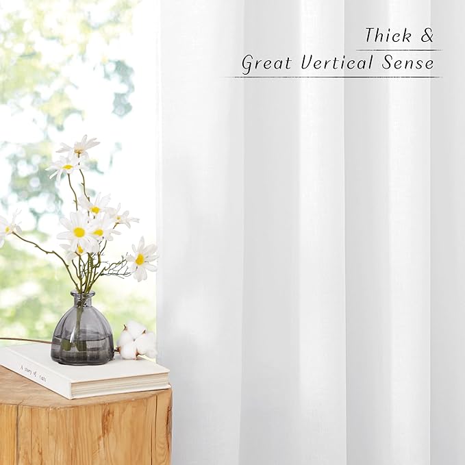 NICETOWN Linen 78 inch Curtains - Image 3
