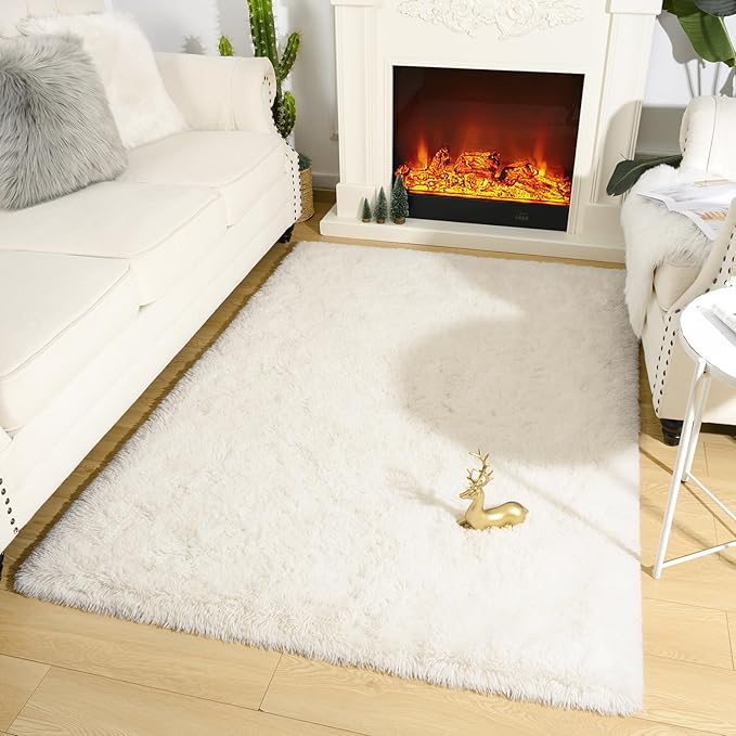 Amearea Premium Soft Fluffy Rug Modern Shag Carpet, 6x9 Feet, Fuzzy Shaggy Rugs - Image 3