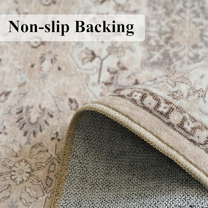 Living Room 6x9 Area Rugs: Farmhouse Washable Ultra Soft Carpet - Image 5