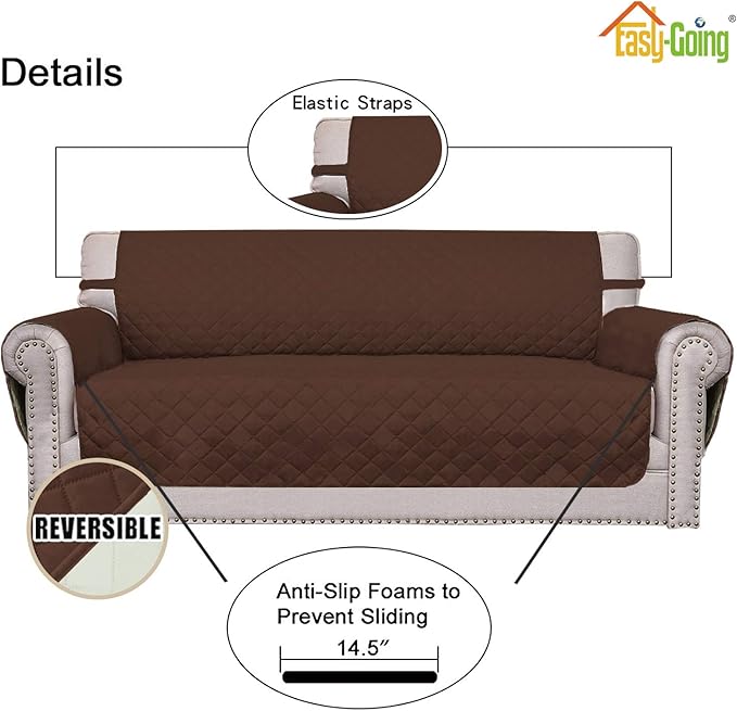Easy-Going Reversible Oversized Couch Cover - Image 3