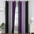 Estelar Textiler Purple and Black Ombre Blackout Curtains 108 Inch Length 2 by ESTELARTEXTILER