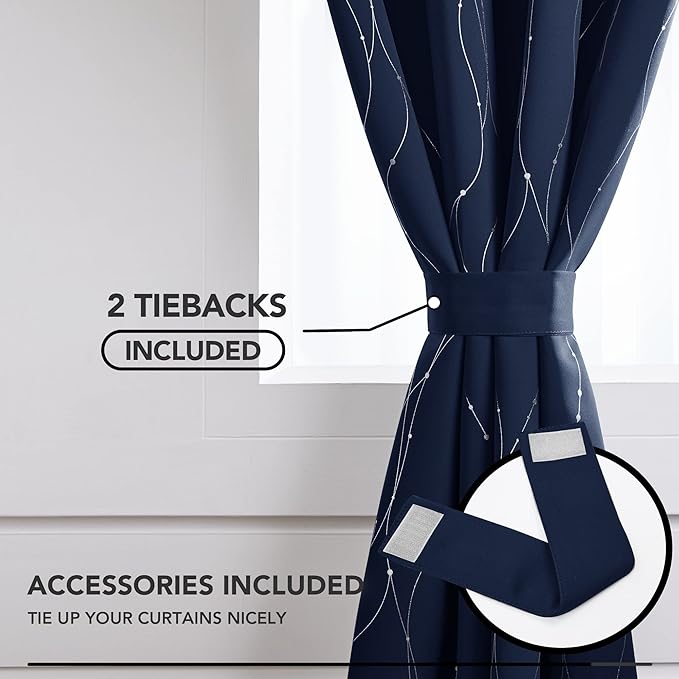 Deconovo Blackout Curtains 54 Inch Length - Image 4