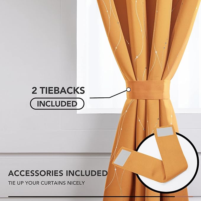 Deconovo Blackout Small Curtains - Image 4