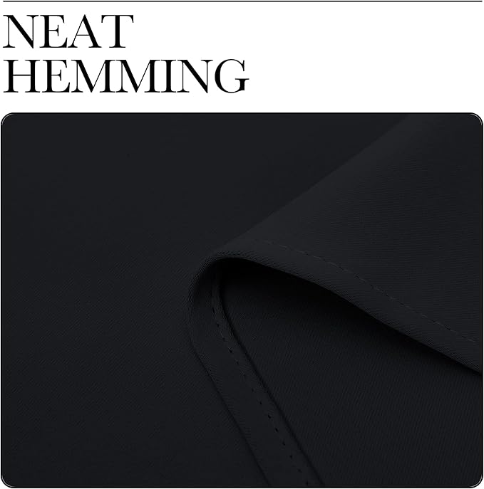 NICETOWN Black Out Curtains for Bedroom Living Room 80 Inches Long, 2 Panels - Image 7