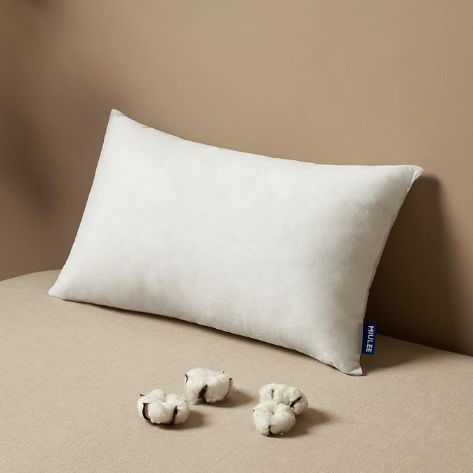 MIULEE Pillow Insert 16x36 Inch, Decorative Rectangle Throw Pillow Inserts by MIULEE