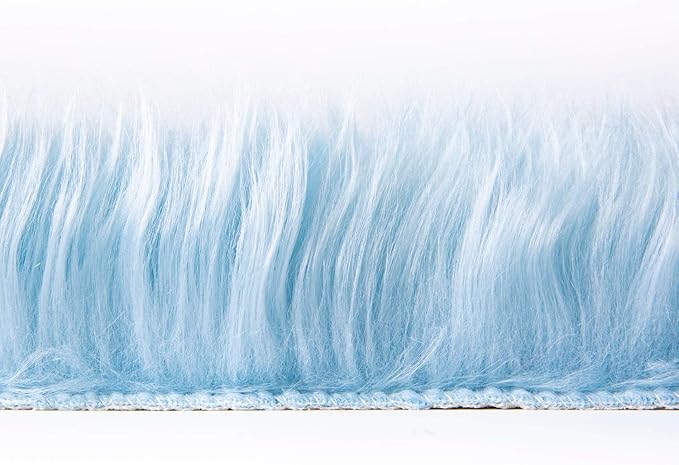 Ashler faux fur rug, Fluffy Shaggy Area Rug Ultra Soft 2 x 3 Feet Sheepskin Fur - Image 5