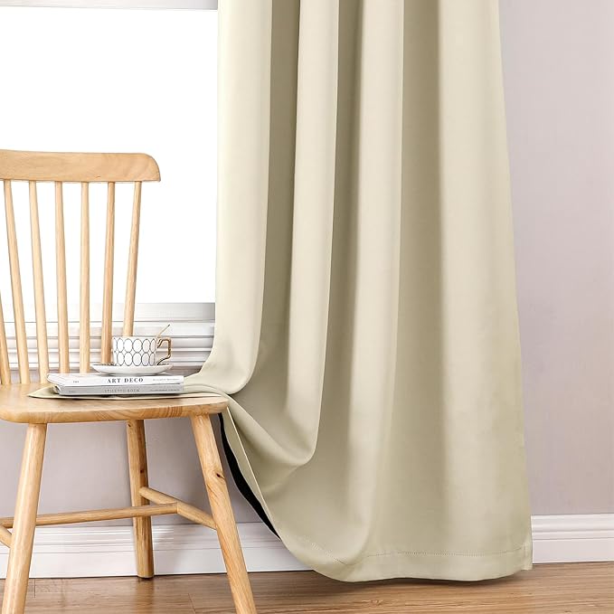 ChrisDowa 100% Blackout Curtains 80 inch Long - Image 7