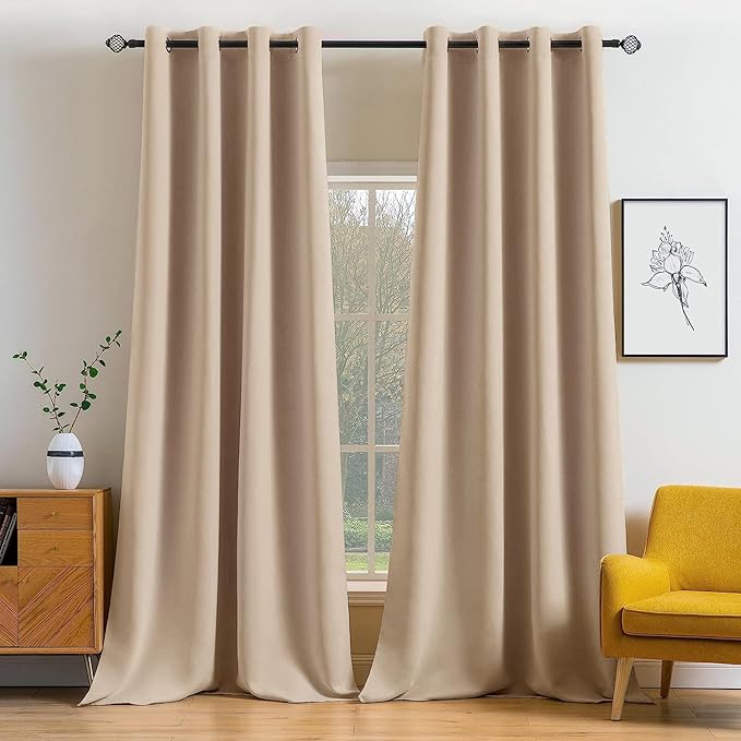 MIULEE Blackout Curtains 95 Inches Long by MIULEE