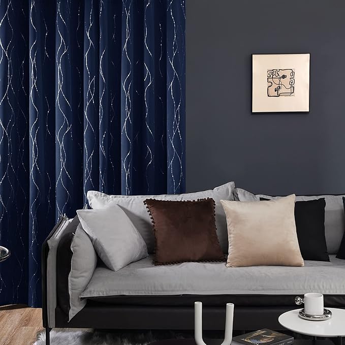 Deconovo Blackout Curtains 54 Inch Length - Image 3