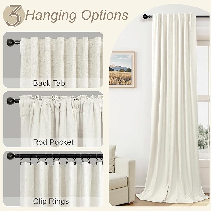 100% Blackout Curtains 90 Inch Long - Image 6