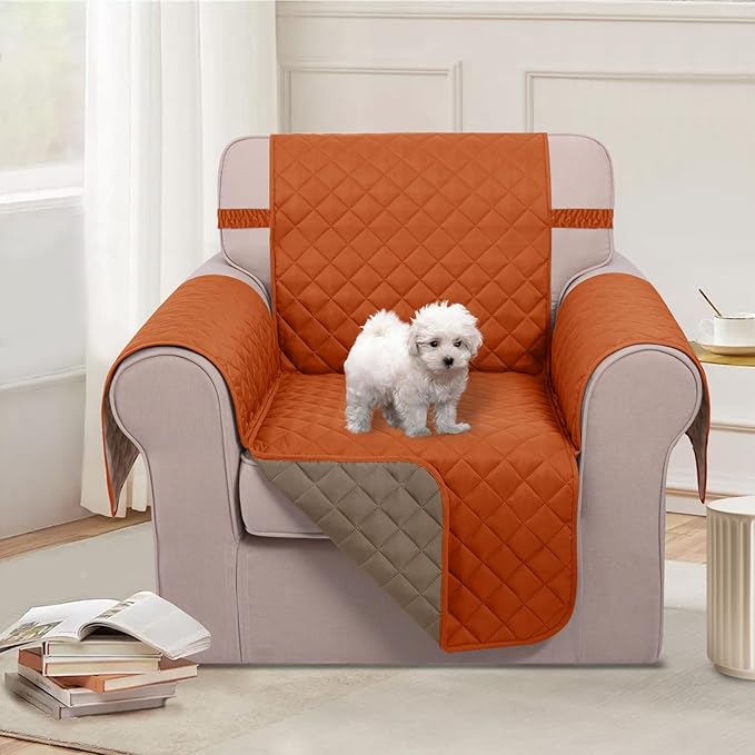 U-NICE HOME Recliner Chair Covers Reversible Chair Cover Pet Covers - Image 2