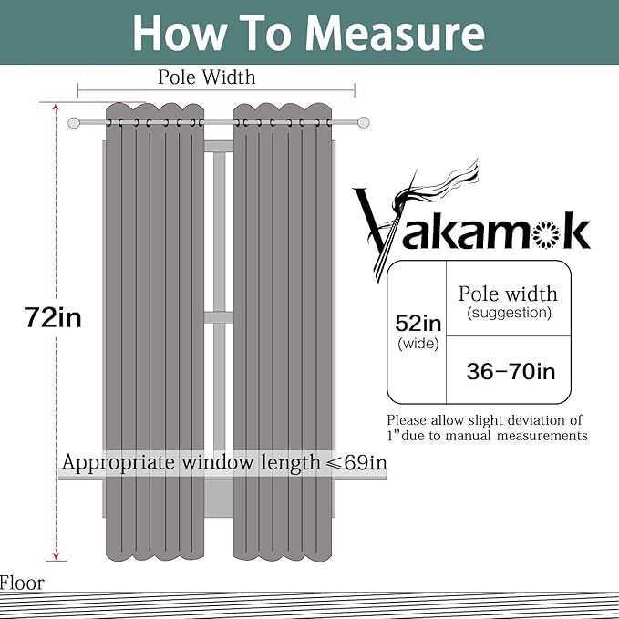 Yakamok Solid Blackout Curtains - Image 7