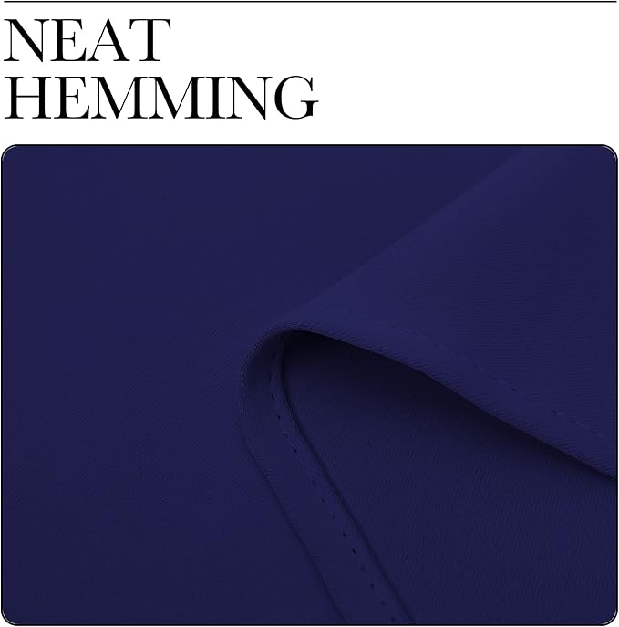 NICETOWN Navy Blue Blackout Curtains 48 inches Length - Image 6