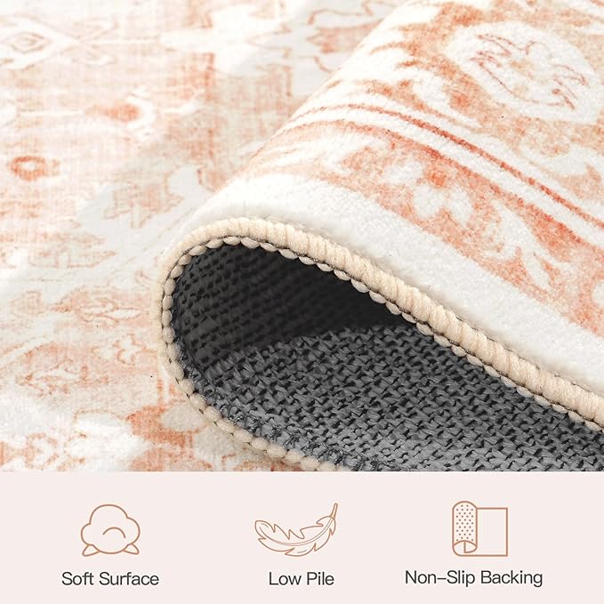 Lofus 5x7 Area Rug for Living Room, Soft Boho Carpets for Bedroom Dining Room - Image 7