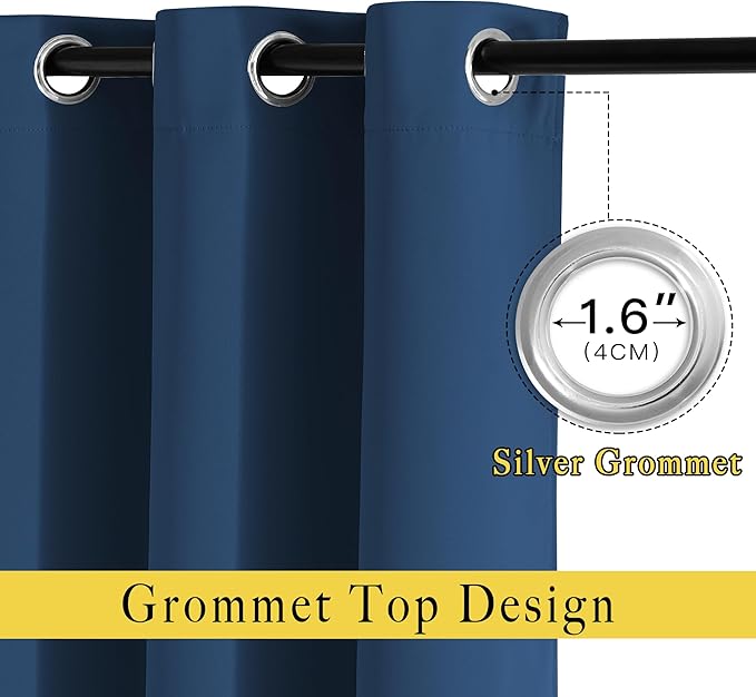 NICETOWN Blackout 78 inch Curtains - Image 2