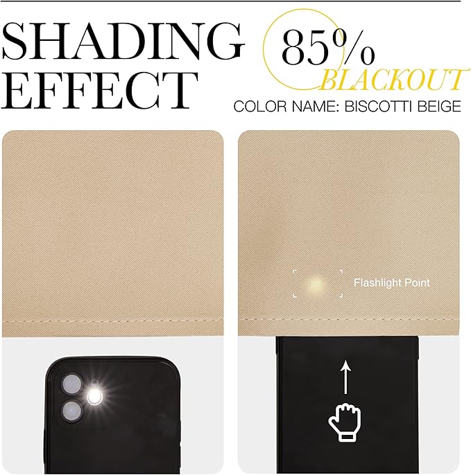 NICETOWN Room Darkening Curtain Panels - Image 9