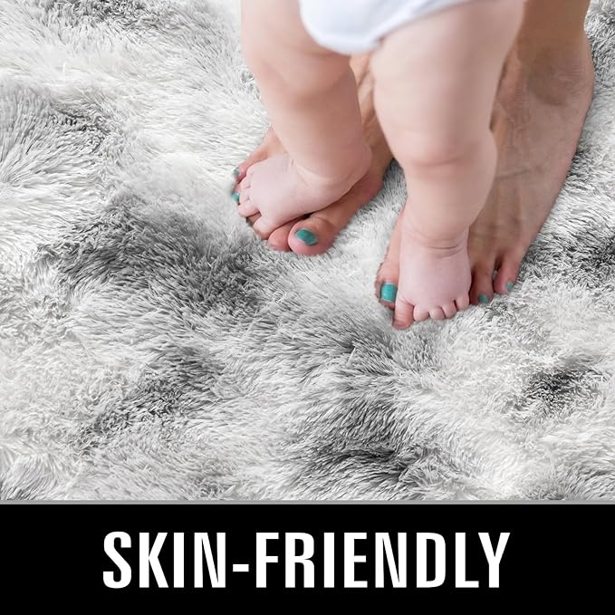TWINNIS Super Soft Shaggy Rugs Fluffy Carpets 3x5 Feet, Indoor Modern Plush - Image 3