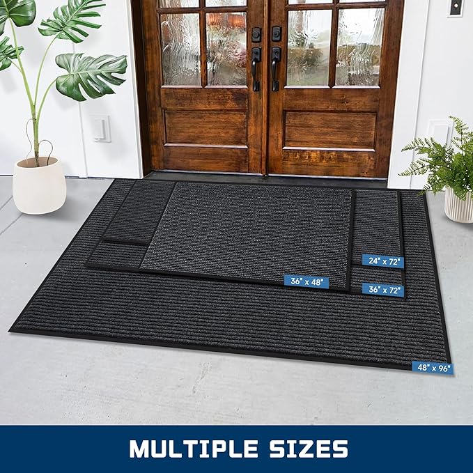 Front Door Mat, 4 x 2 Feet Indoor Outdoor Entrance Mat, Heavy Duty Commercial - Image 7