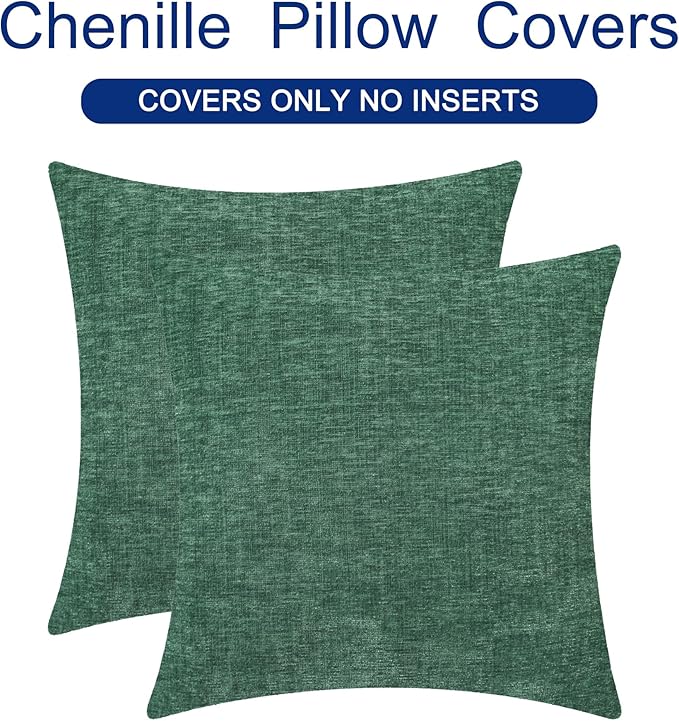 CaliTime Christmas Throw Pillow Covers Decorative 18 X 18 Inches Pack of 2 Cozy - Image 6