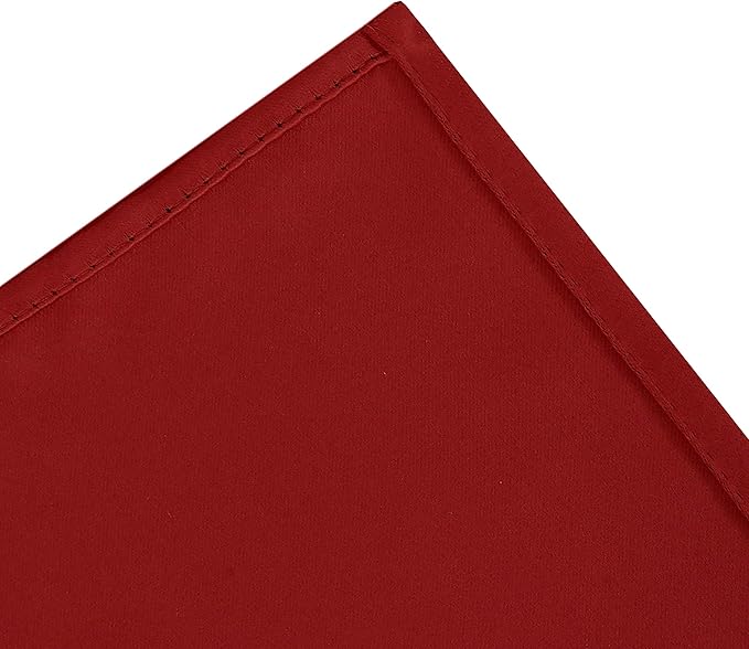 LEMOMO Red Blackout Curtains 42 x 63 Inch/Red Curtains Set of 2 Panels/Room - Image 8