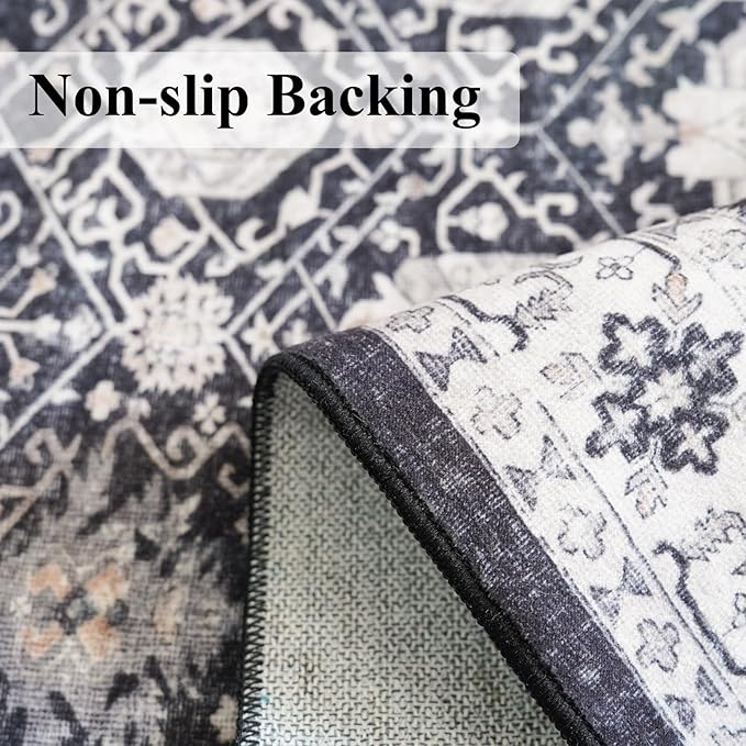 3x12 Washable Hallway Runner Rug: Oriental Long Ultra Soft Runners - Image 5