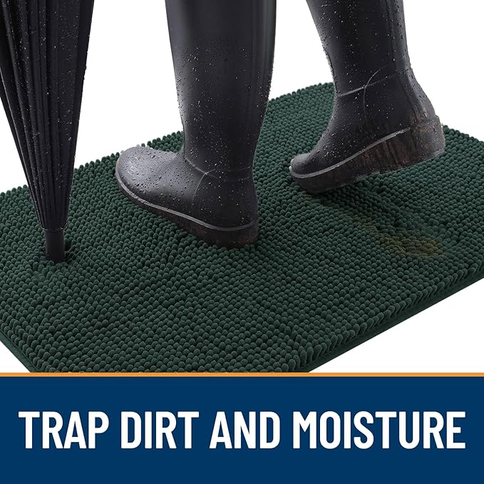 OLANLY Dog Door Mat for Muddy Paws 59x20, Absorbs Moisture and Dirt, Absorbent - Image 2