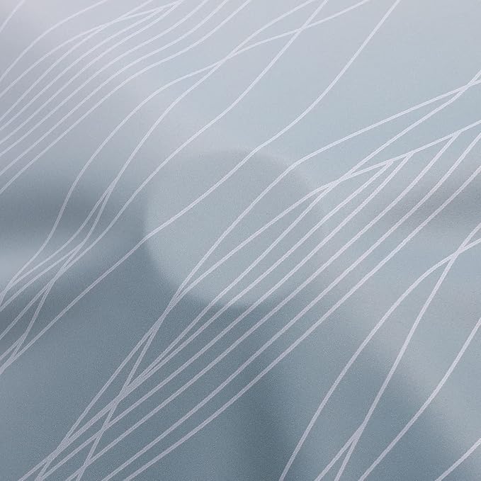Estelar Textiler Stone Blue and Greyish White Gradient Room Darkening Blackout - Image 8